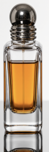 Perfume bottle, right profile